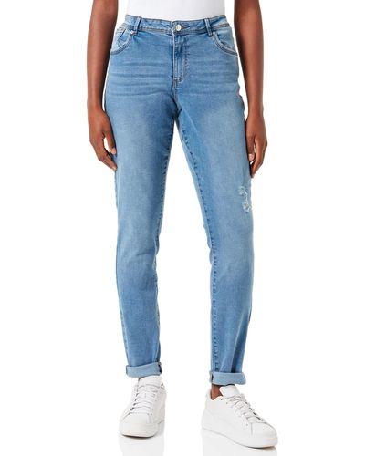Vero Moda Vmtanya skinny mid rise jeans - Blau