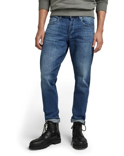 Mens Straight Tapered Jeans