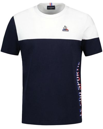 Le Coq Sportif Tri Tee SS Nr. 3 M C T-Shirt - Blau