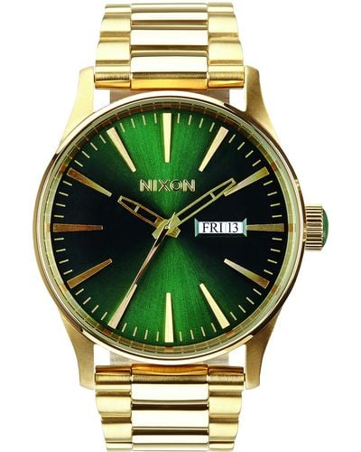 Nixon Analog Quartz Watch With Stainless Steel Strap A356-1919-00 - Green