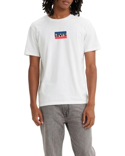 Levi's Set-In Neck Camiseta - Blanco