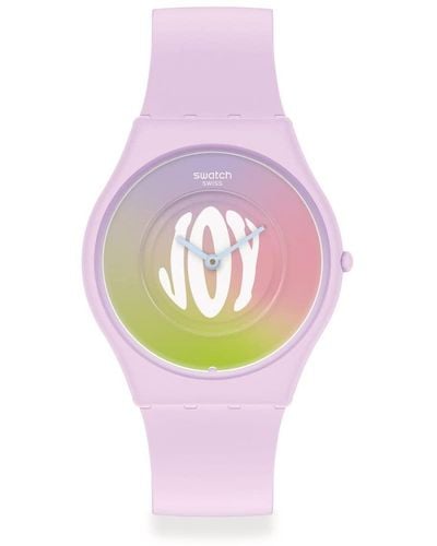 Swatch Skin Classic Biosourced SS09V101 Time for joy - Pink