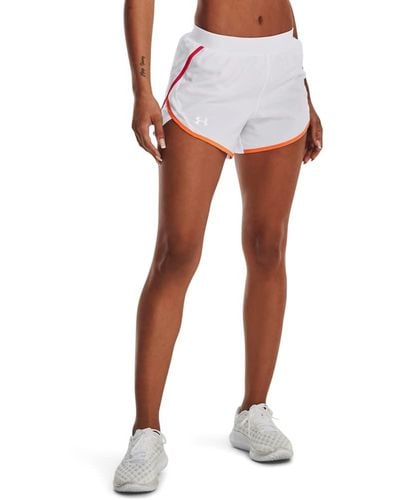 Under Armour Fly By 2.0 Running Shorts, - White