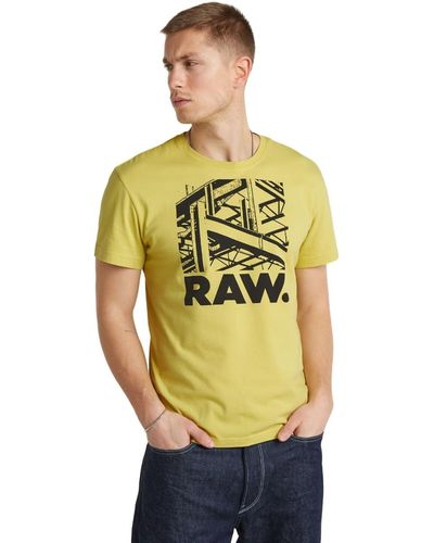 G-Star RAW RAW. Construction r t T-Shirt - Mettallic