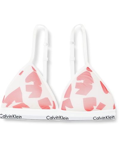Calvin Klein Lght Lined Triangle BH - Pink