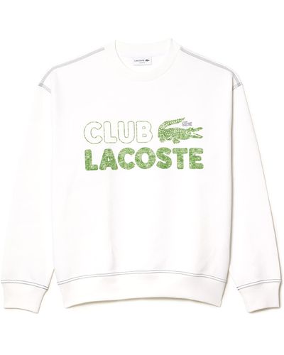 Lacoste Sh5453 Sweatshirt - Wit