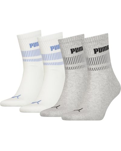 PUMA New Heritage Short Sock - Weiß