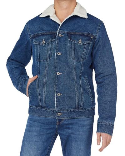 Pepe Jeans Pinner DLX Trucker Jacket - Blau