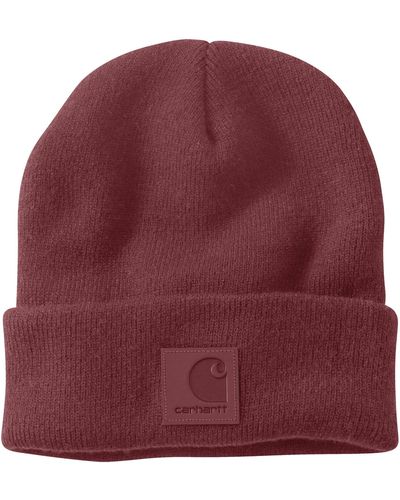 Carhartt Acrylic Knit Hat Beanie-Mtze - Rot