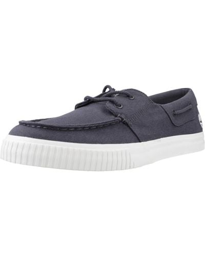 Timberland Low Lace Up Sneakers Voor - Blauw