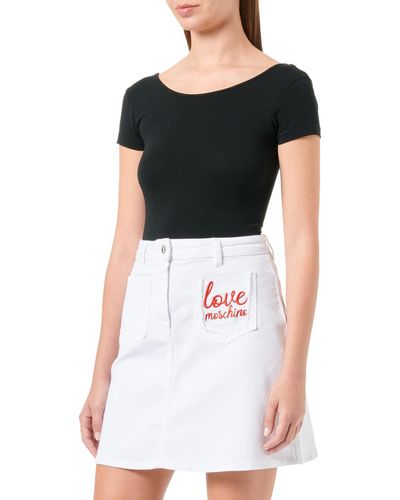 Love Moschino A-line Skirt - Schwarz