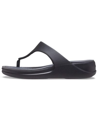 Crocs™ Boca Wedge Flip W Flop - Black