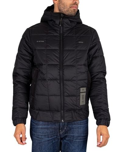 G-Star RAW Meefic sqr Quilted HDD jkt Chaqueta - Negro