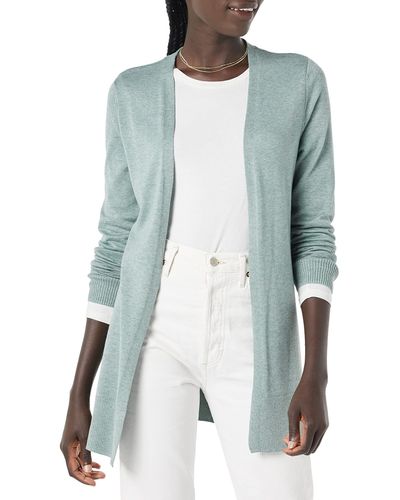 Amazon Essentials Lightweight Open-front Cardigan Sweater - Blue