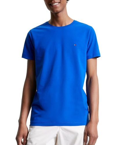 Tommy Hilfiger T-Shirt Kurzarm Rundhalsausschnitt - Blau