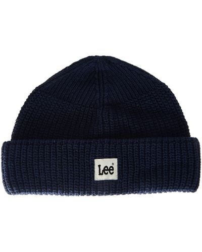 Lee Jeans Fisherman Beanie Hat - Blau