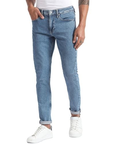 Calvin Klein Jeans Slim Taper Tapered Fit - Blau