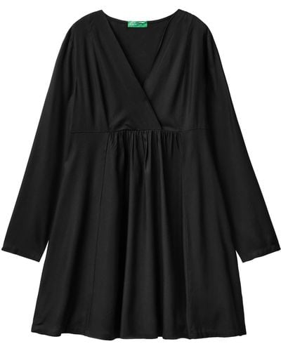 Benetton Dress 4safdv037 - Black