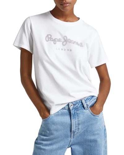 Pepe Jeans Hailey T-Shirt - Blanco