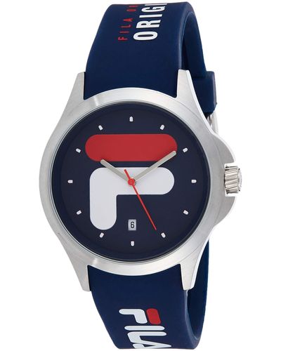 Fila Orologio Quarzo Uomo con Cinturino in Silicone 38-181-002 - Blu