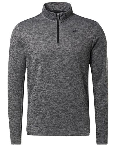 Reebok Quarter-zip Sweatshirt - Grey