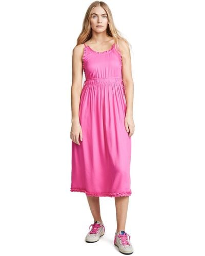 Scotch & Soda Maison Scotch Kleid Summer Midi Dress 149863 Candy Pink S