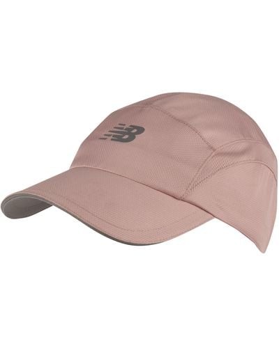 New Balance , , 5 Panel Performance Hat, Casual Everyday Wear Baseball Cap, One Size, Orb Pink