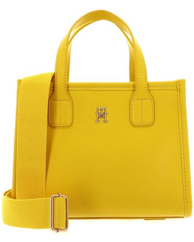Tommy Hilfiger Th City Small Tote Valley Yellow - Geel