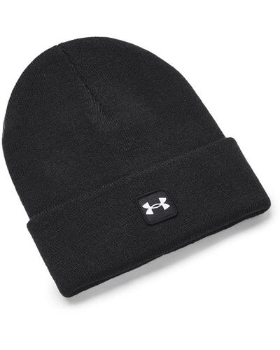 Under Armour Super-soft Rib Knit Thermal Hat - Black