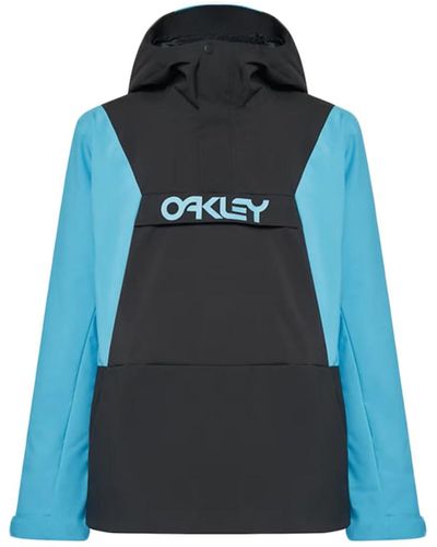 Oakley Thermonuclear Protection Throwback Thursday Insulated Anorak Jacket - Blue