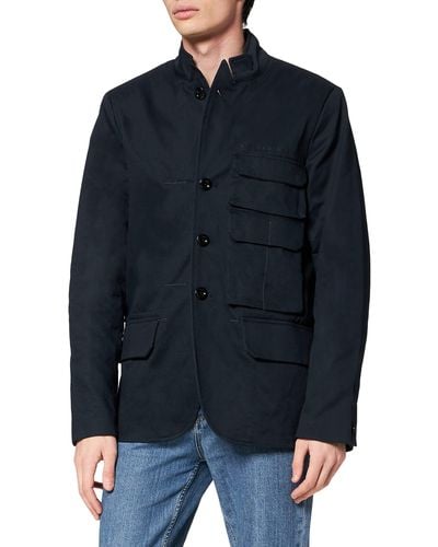 G-Star RAW Stacked Pocket Constructed Blazer - Blue