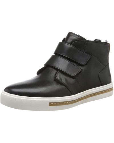 Clarks Un Maui Mid Hohe Sneaker - Schwarz