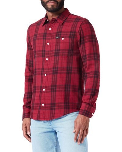Lee Jeans SURE Shirt Camicia - Rosso