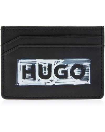 HUGO Brock_Card Holder - Schwarz
