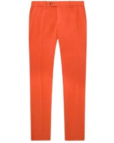 Hackett Cotton Chino Trousers - Red
