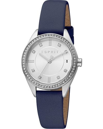 Esprit Casual Horloge Es1l341l0025 - Blauw