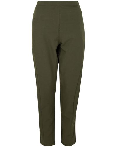 Regatta Ladies Pentre Stretch Trousers Dark Khaki 14 Short Leg - Green