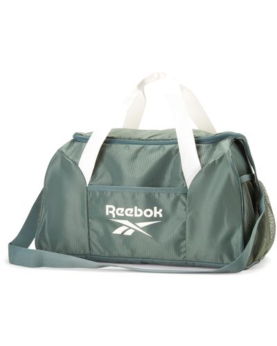 Reebok Aleph Sports Gym Bag - Lightweight Carry On Weekend Overnight Luggage For - Green