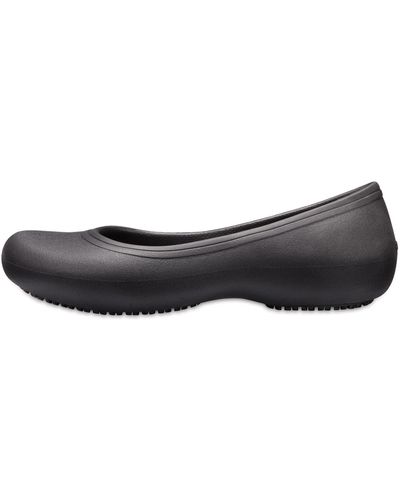 Crocs™ Vrouwen Werk Flats - Zwart