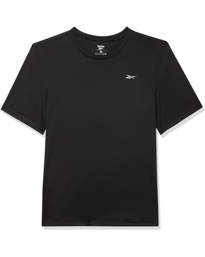 Reebok Re Basic SS Tee T-Shirt - Nero