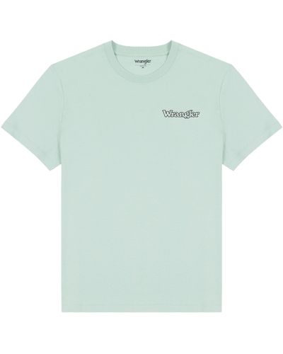 Wrangler Logo Tee T-shirt - Green