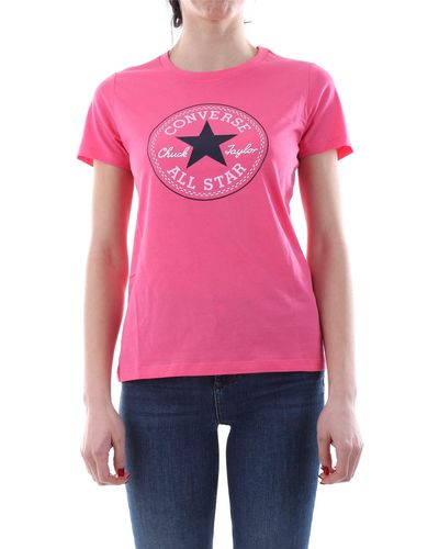 Converse Nova Chuck Taylor T-shirt Voor - Roze