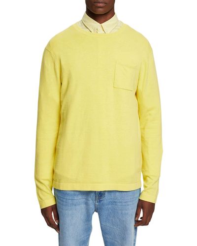 Esprit 122EE2I310 Pullover - Gelb