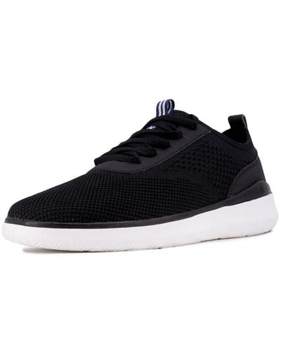 Nautica Knit Sneaker Athletic Shoe Breathable Lightweight Fashion Trainers-Weiton-Black-Size-10 - Nero
