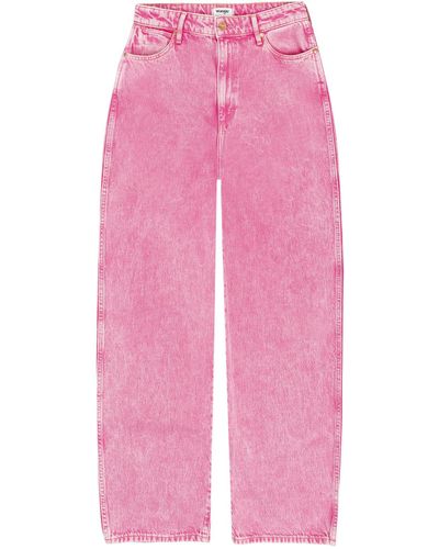 Wrangler Barrel Jeans - Pink