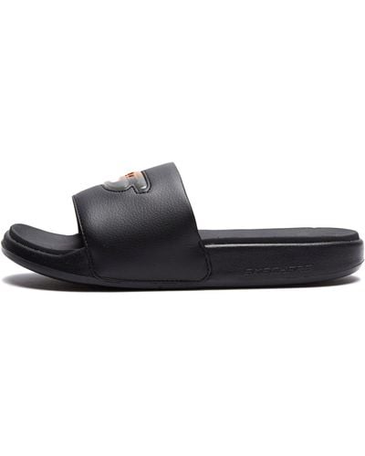 Skechers Gambix 2.0 Utopo Sliding Sandals - Black