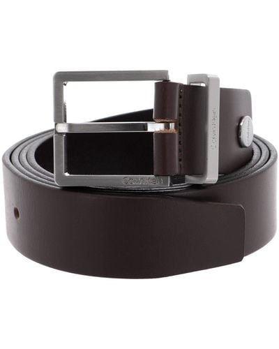 Calvin Klein Formal Elastic Belt 3.5cm Cinturón - Negro