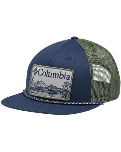 Columbia Flat Brim Snap Back Cap One Size - Blu