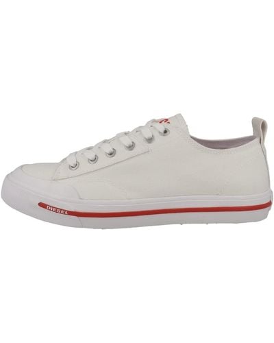DIESEL Low-top Trainers In Canvas - White