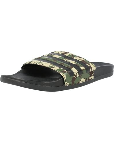 adidas Adilette Comfort Pantolette Sandale Slides CF Hausschuhe Camouflage - Mehrfarbig
